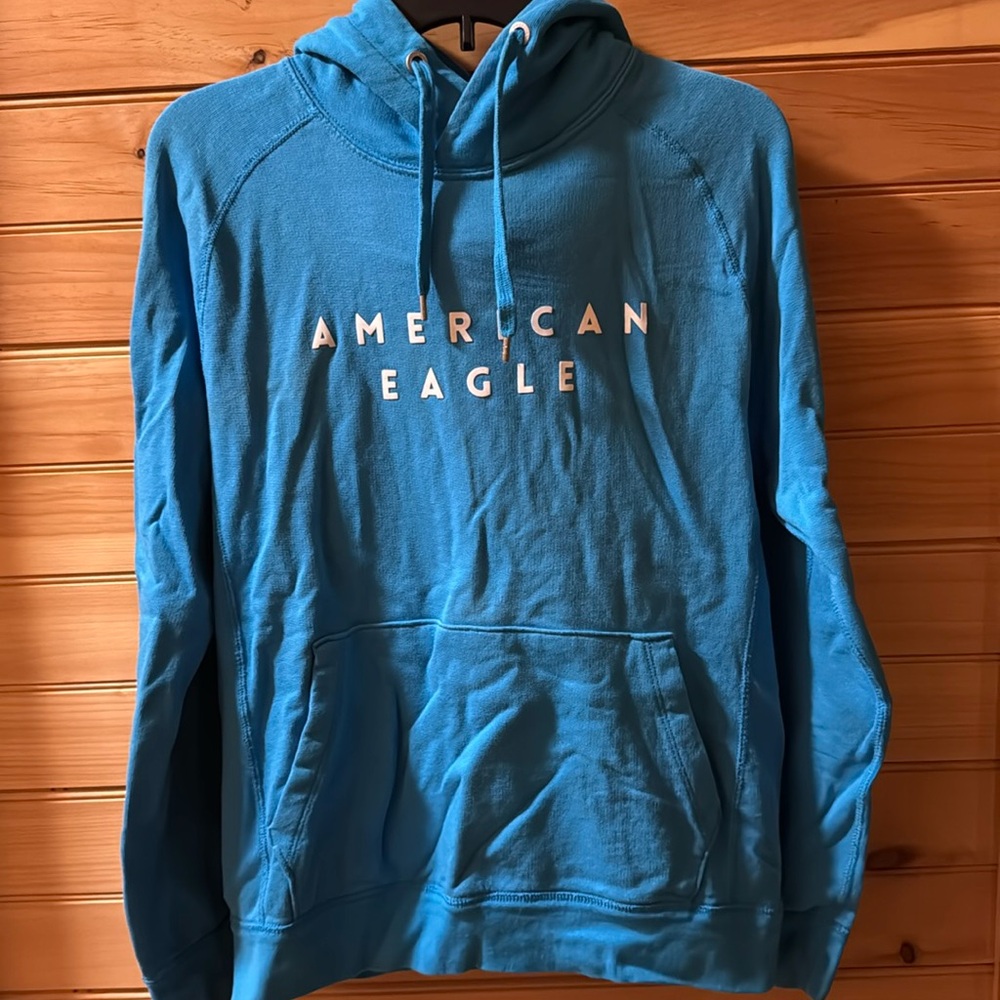 American Eagle Men’s Blue Hoodie